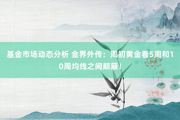 基金市场动态分析 金界外传：周初黄金看5周和10周均线之间颠簸！