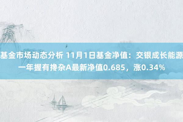 基金市场动态分析 11月1日基金净值：交银成长能源一年握有搀