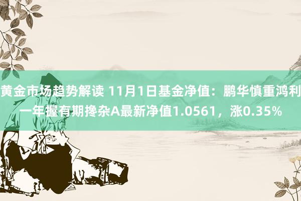 黄金市场趋势解读 11月1日基金净值：鹏华慎重鸿利一年握有期搀杂A最新净值1.0561，涨0.35%