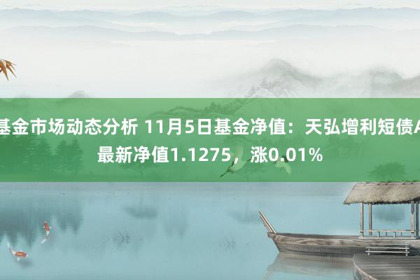 基金市场动态分析 11月5日基金净值：天弘增利短债A最新净值