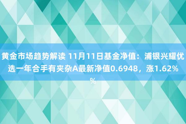 黄金市场趋势解读 11月11日基金净值：浦银兴耀优选一年合手