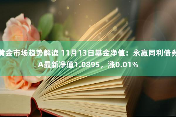   黄金市场趋势解读 11月13日基金净值：永赢同利债券A最新净值1.0895，涨0.01%