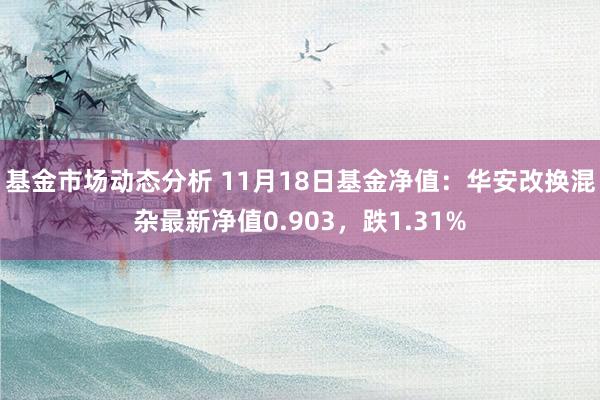   基金市场动态分析 11月18日基金净值：华安改换混杂最新净值0.903，跌1.31%