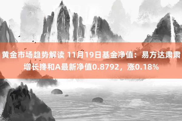 黄金市场趋势解读 11月19日基金净值：易方达肃肃增长搀和A