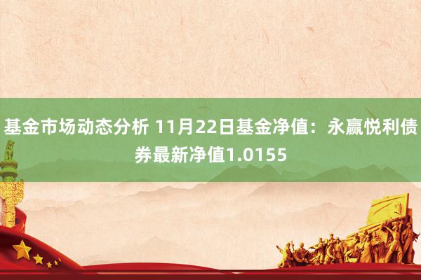   基金市场动态分析 11月22日基金净值：永赢悦利债券最新净值1.0155