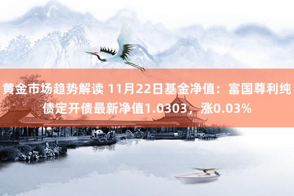   黄金市场趋势解读 11月22日基金净值：富国尊利纯债定开债最新净值1.0303，涨0.03%